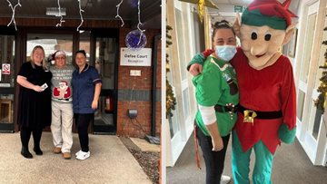 Spreading Christmas cheer at Defoe Court care home